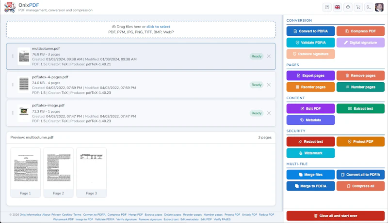 OnixPDF screenshot 2