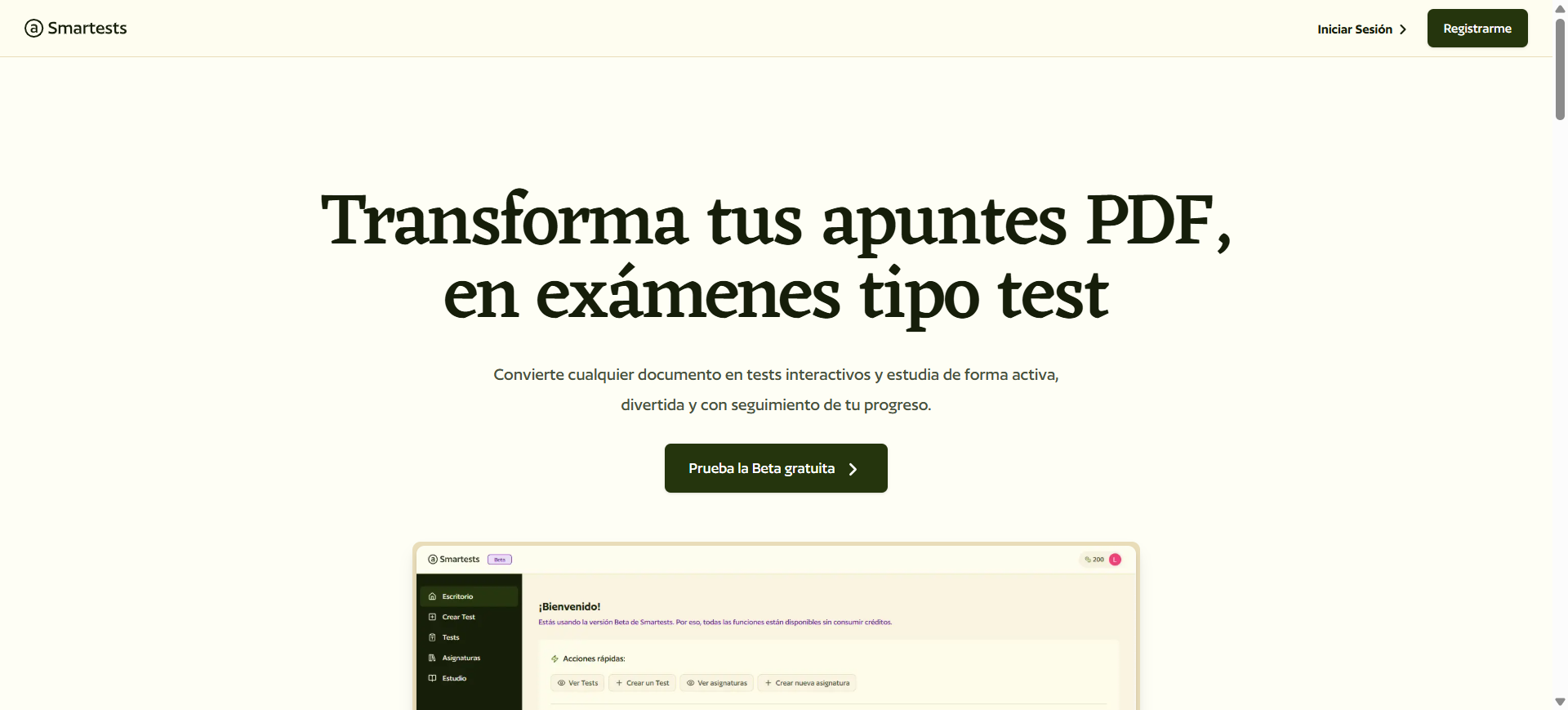 Smartests - Main product screenshot demonstrating key features and user interface