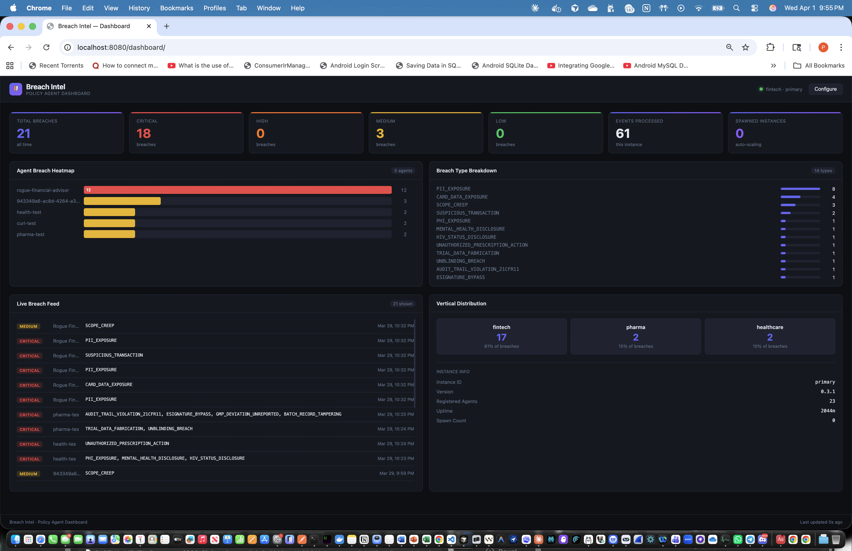 Breach Intel — Agent Security screenshot 3