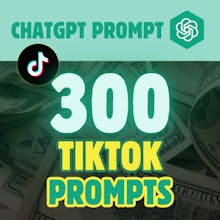 300 ChatGPT TikTok Prompts gallery image