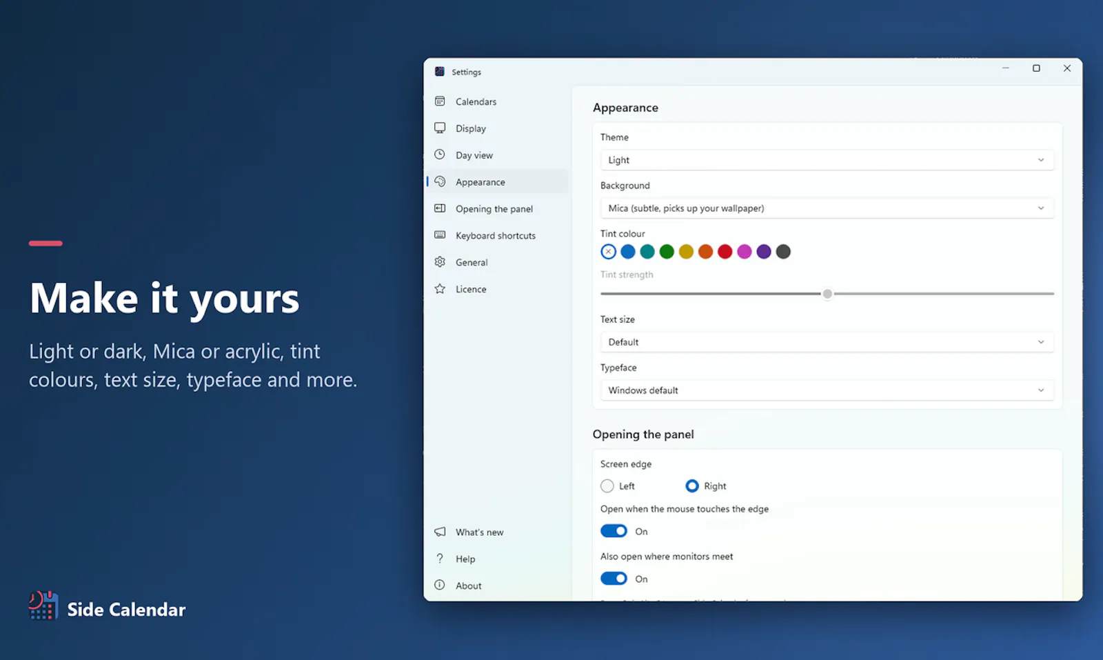 Side Calendar for Windows screenshot 8