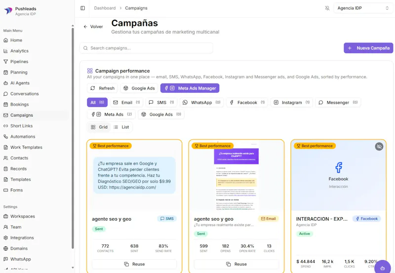 PushLeads screenshot 2