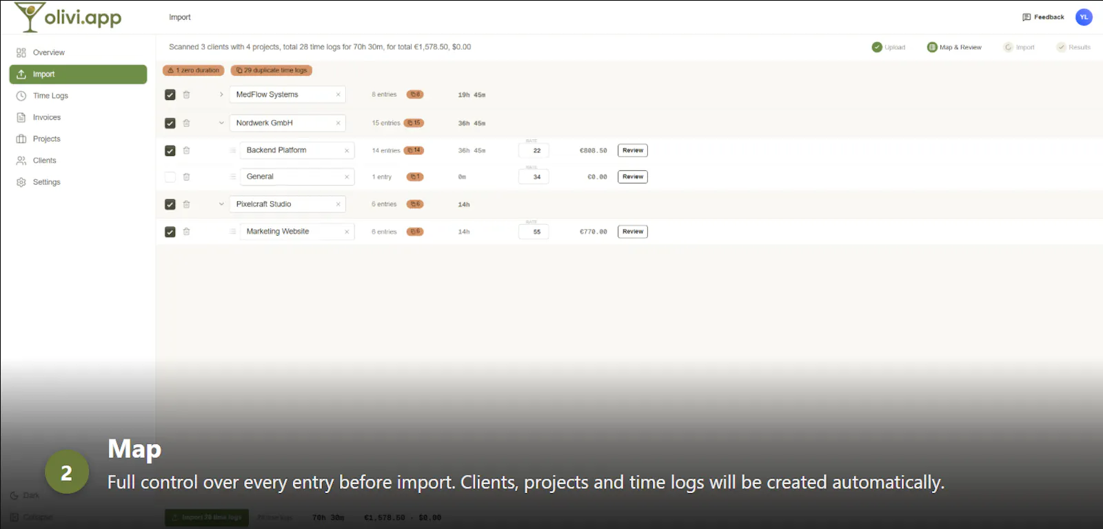 Olivi screenshot 3