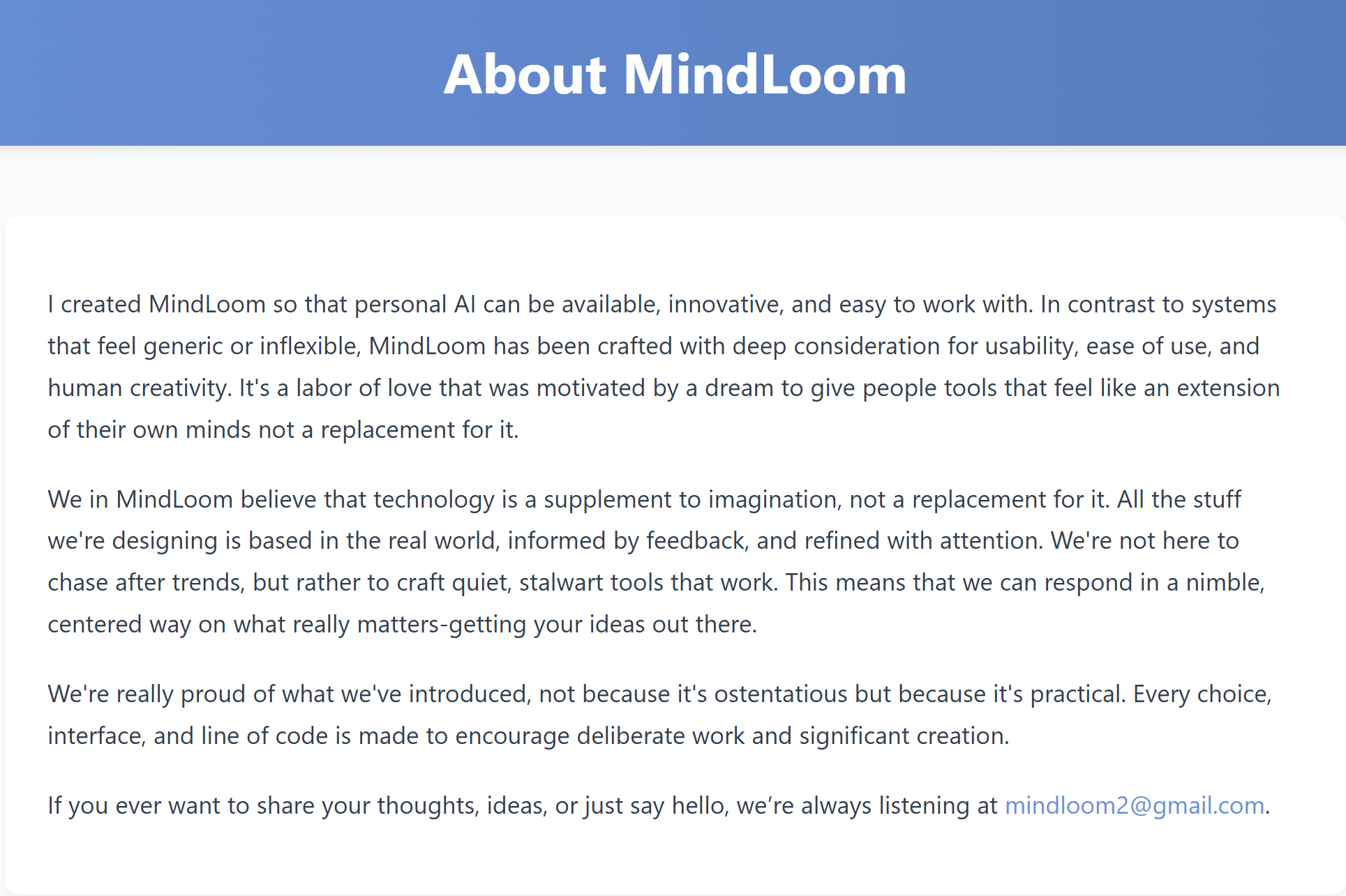 ยินดีต้อนรับสู่ Mindloom media 2
