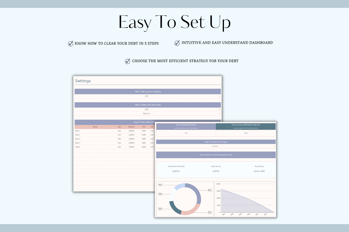 Debt Payoff Tracker Template Excel  media 3