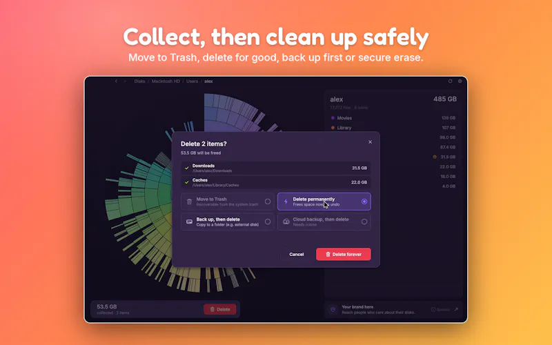 SquirrelDisk 2.0 screenshot 3