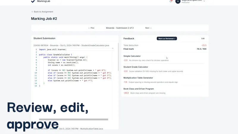 MarkingLab screenshot 5