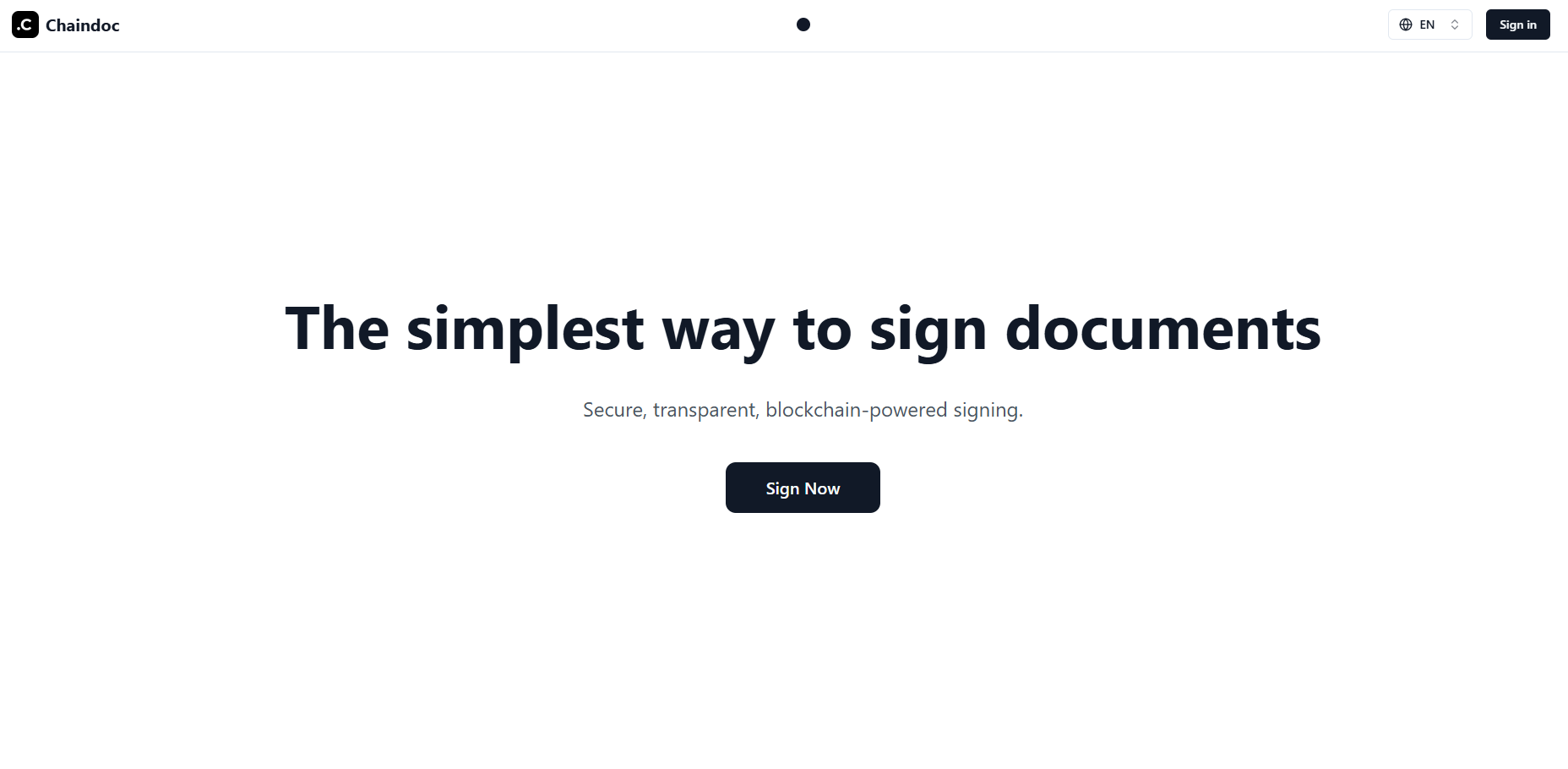 Chaindoc - Main product screenshot demonstrating key features and user interface