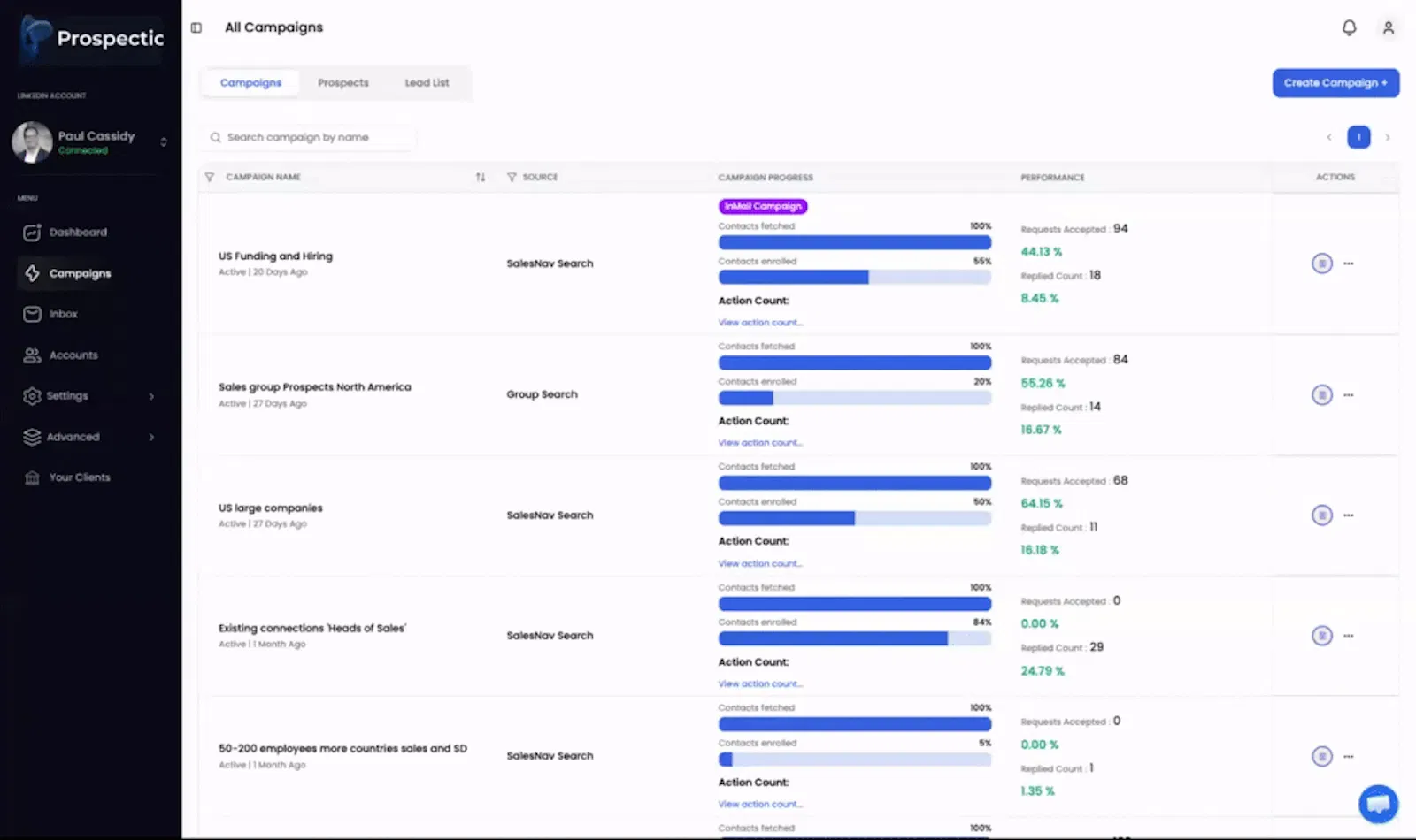 Prospectio.ai screenshot 1 (video preview)