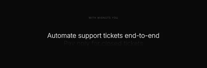 WISNOTS β Pay for closed tickets gallery image
