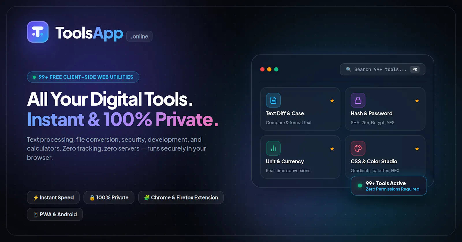 ToolsApp screenshot 1
