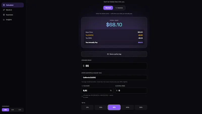 Real Price screenshot 1