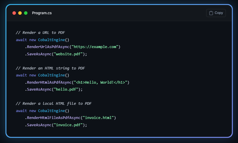 CobaltPDF gallery image
