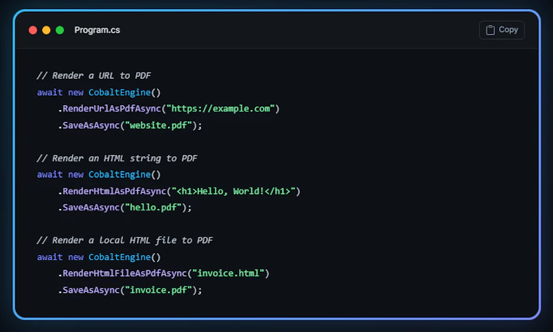 CobaltPDF screenshot 2