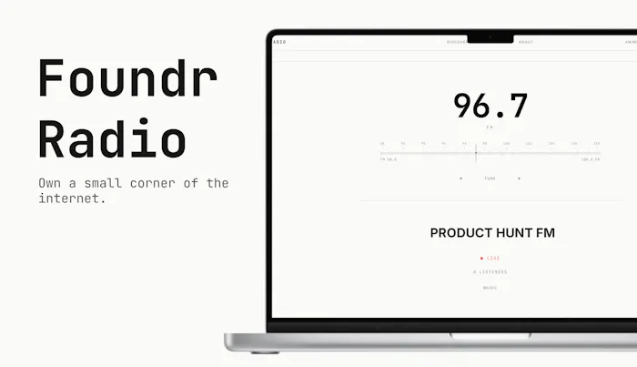 FoundrRadio产品图