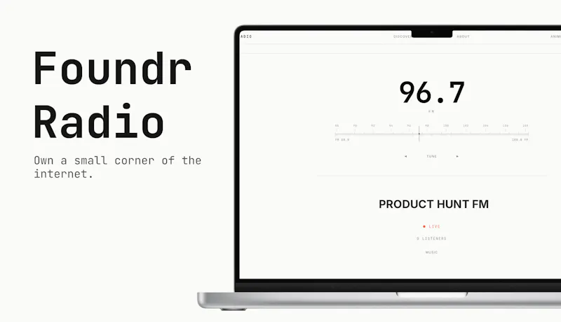 FoundrRadio screenshot 1