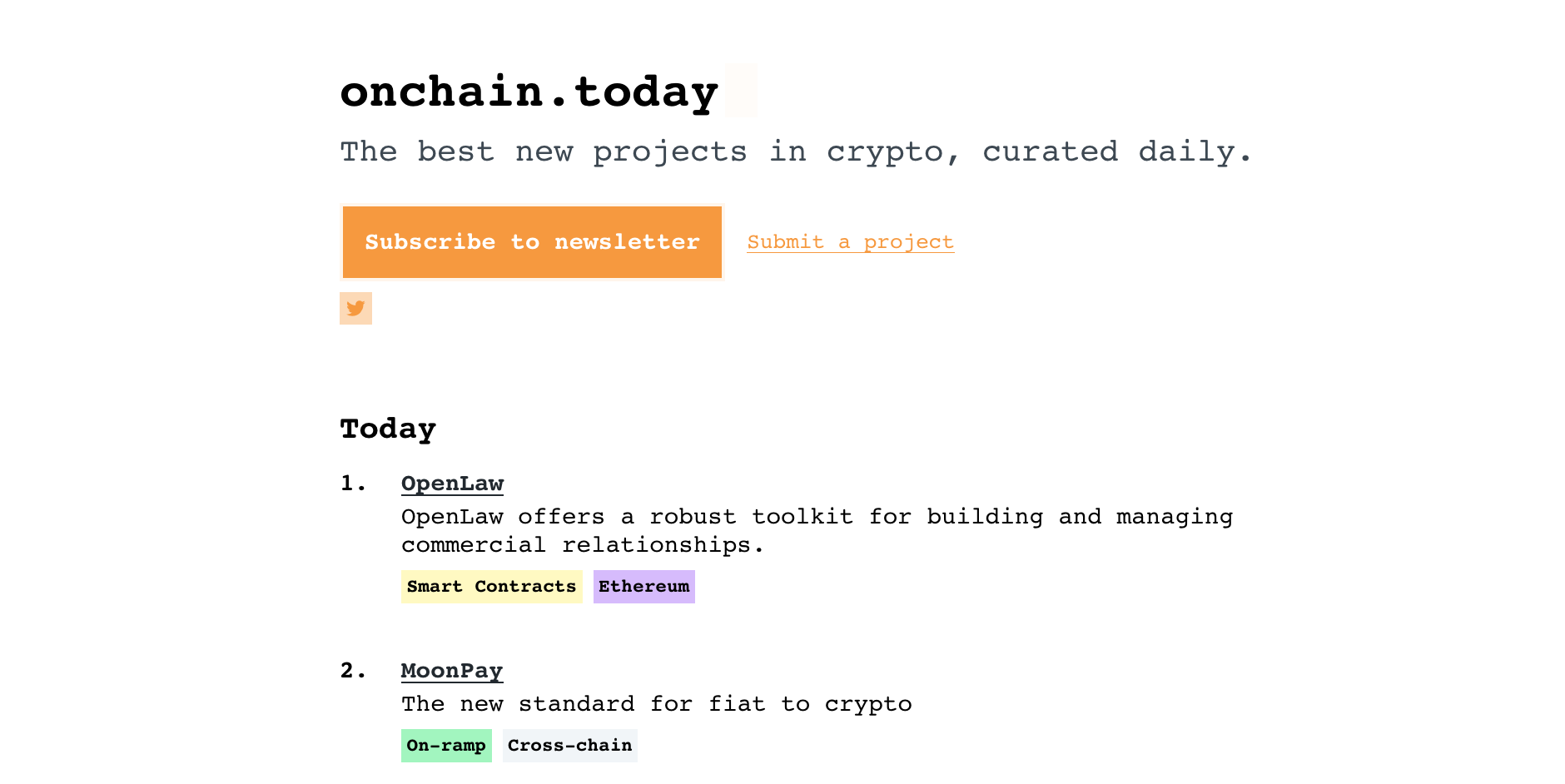 onchain.today gallery image