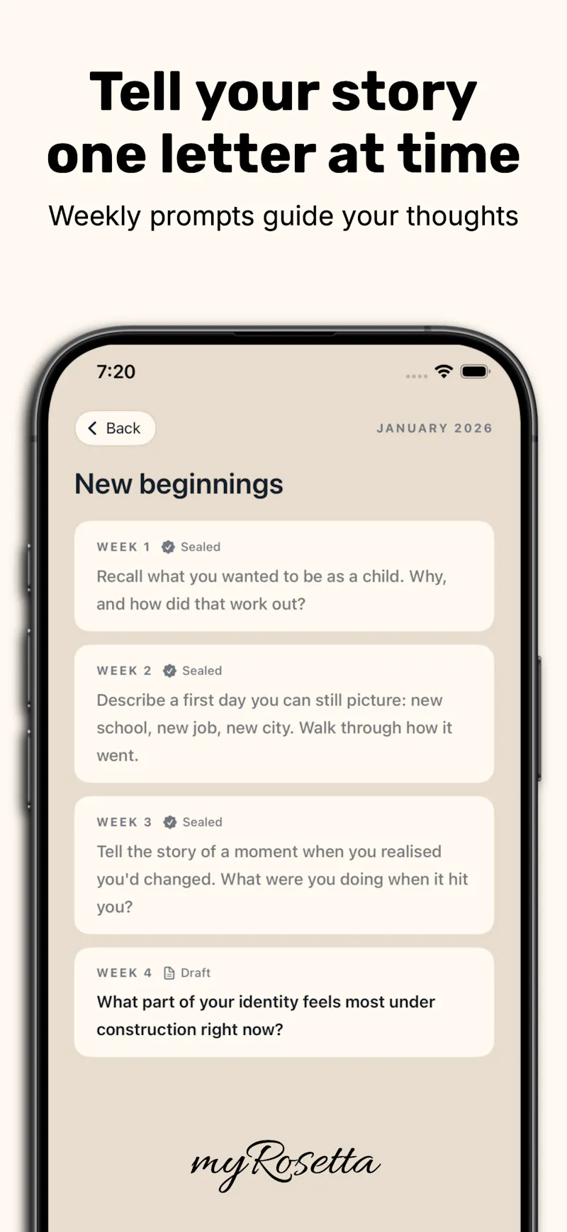 myRosetta screenshot 1