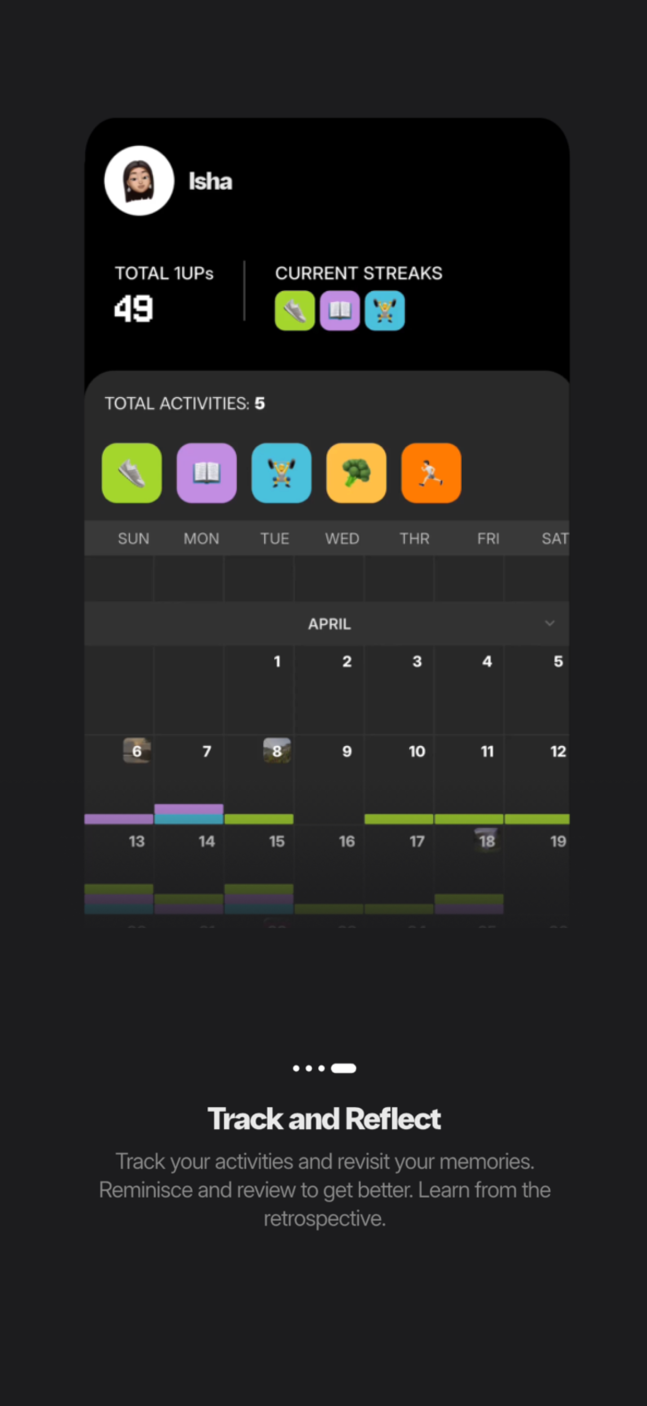 1UP - Screenshot 2 showing product features and functionality