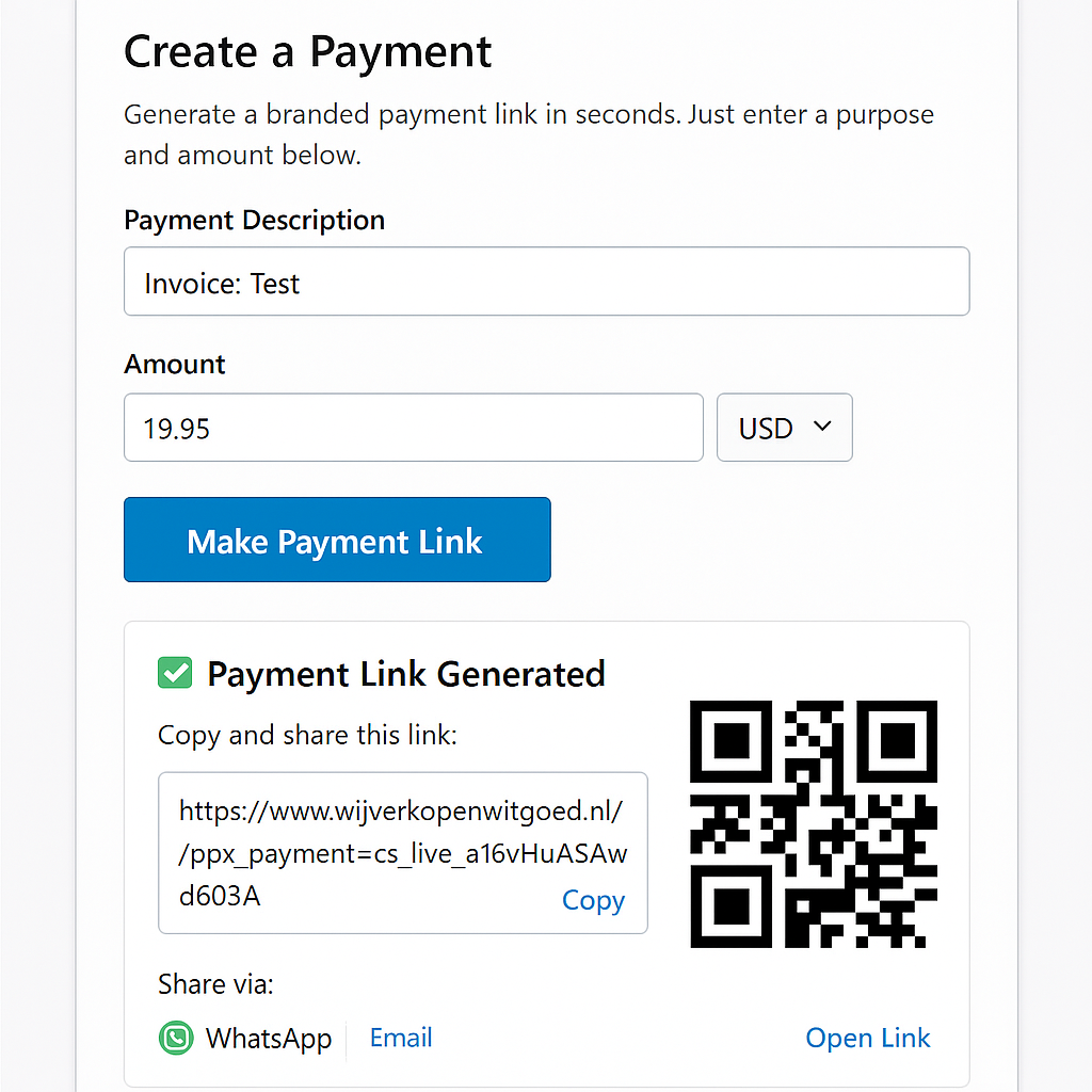 Media PPX Lite - Bayaran Stripe Tanpa Woo - Terima pembayaran jalur.Tiada wooocommerce, tidak ada kembung. 2
