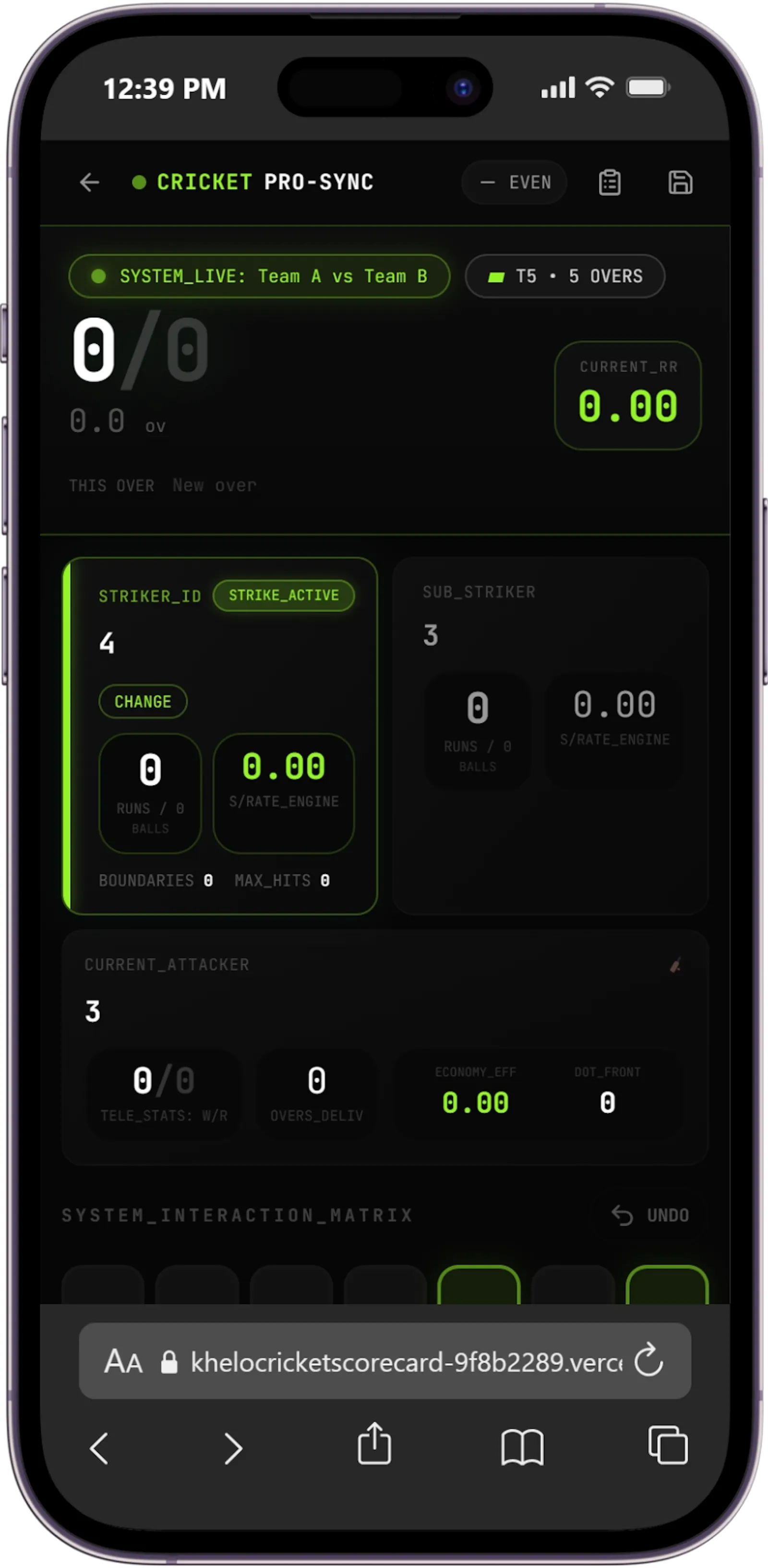 KhelocricketScorecard screenshot 4