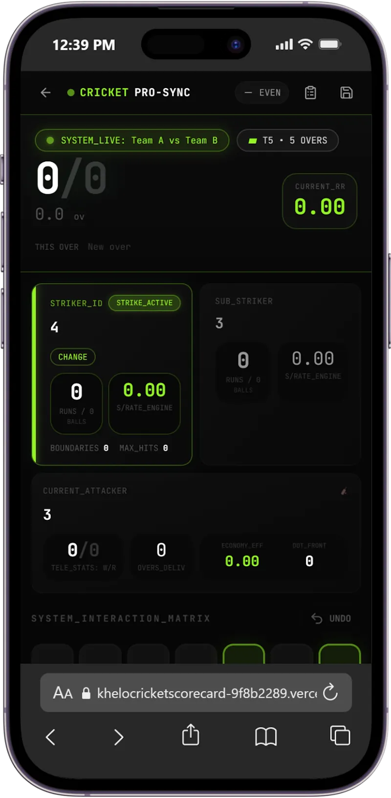 KhelocricketScorecard screenshot 4