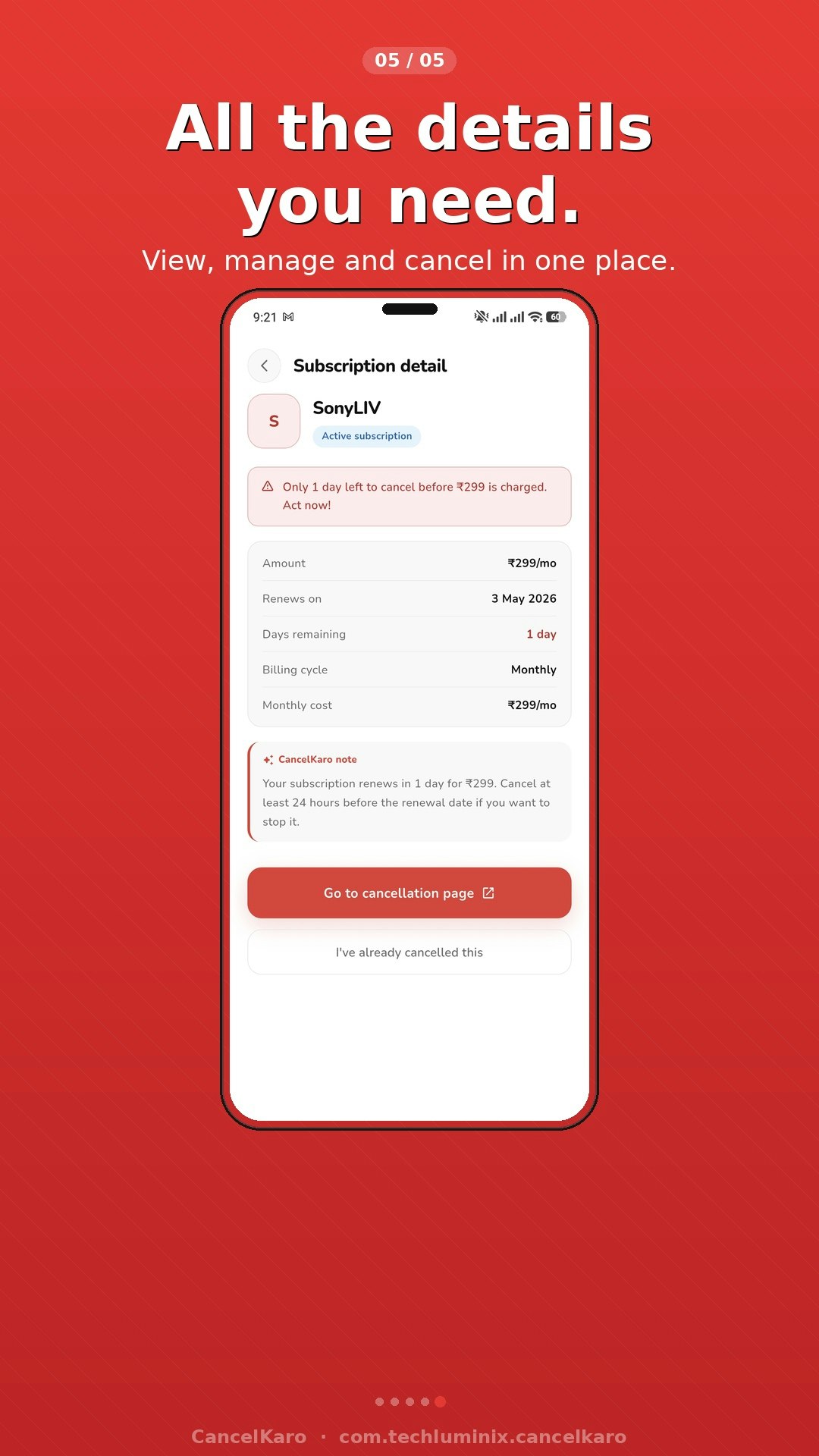 CancelKaro - Trial Tracker gallery image