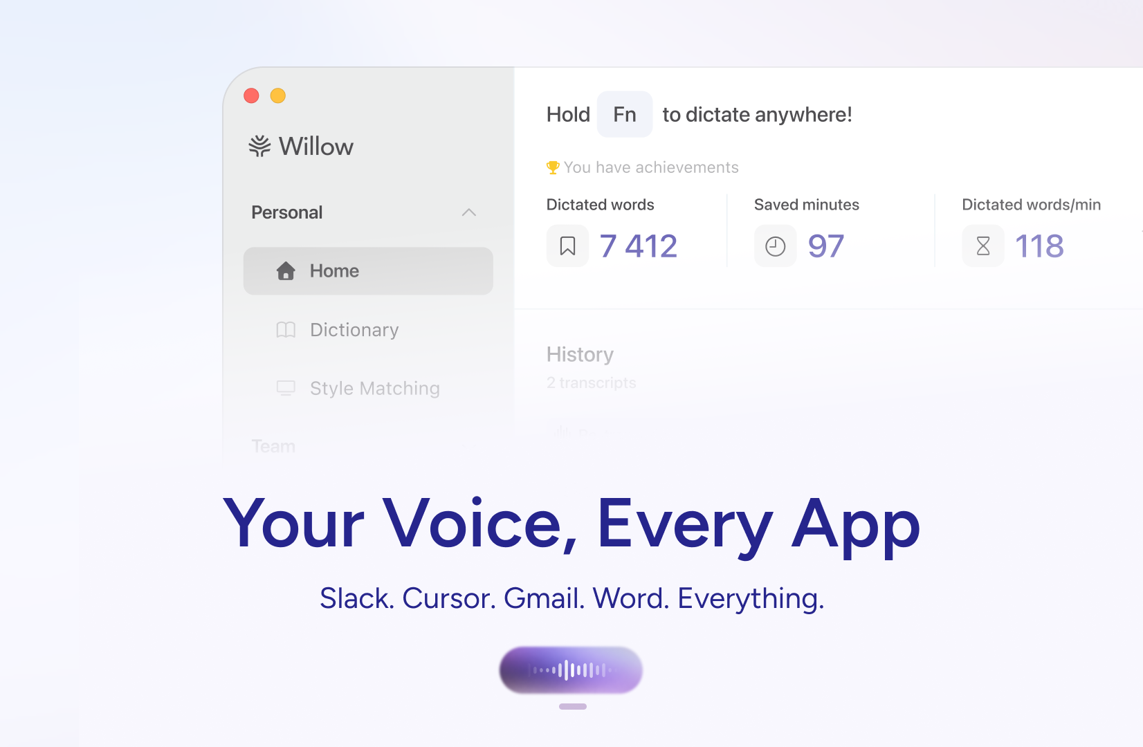 Willow on Windows gallery image