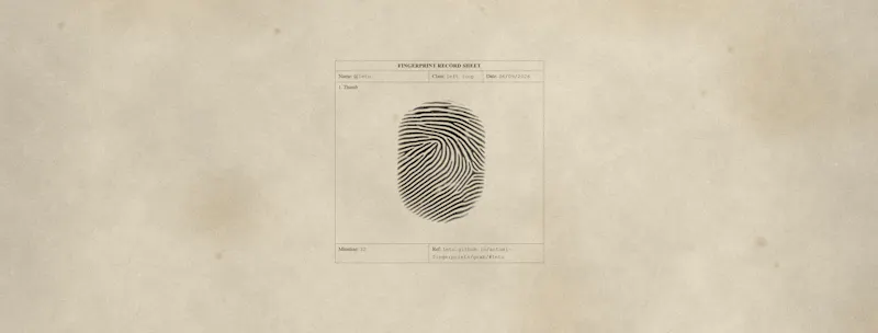 Grab your fingerprint, actually. screenshot 1