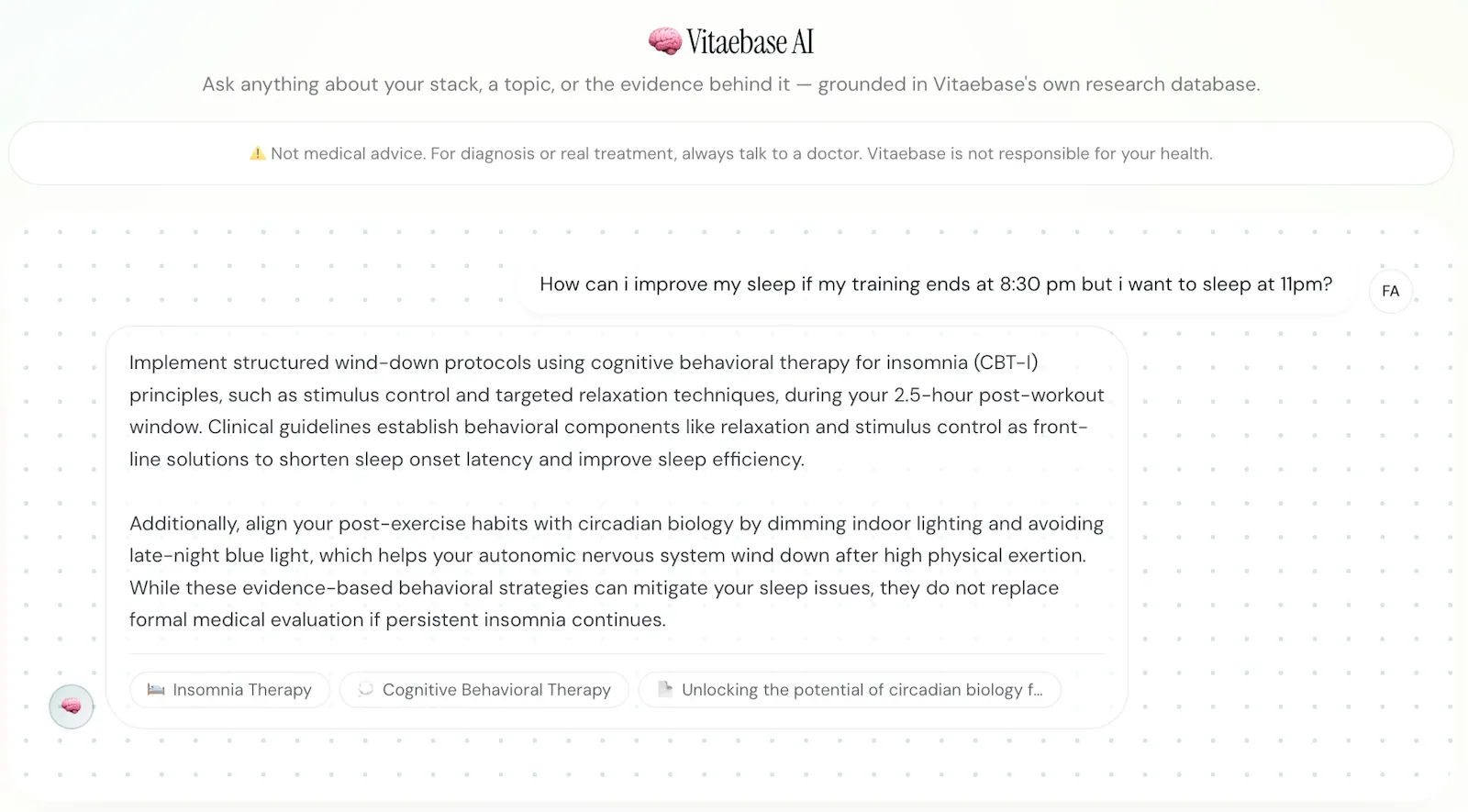 Vitaebase screenshot 4