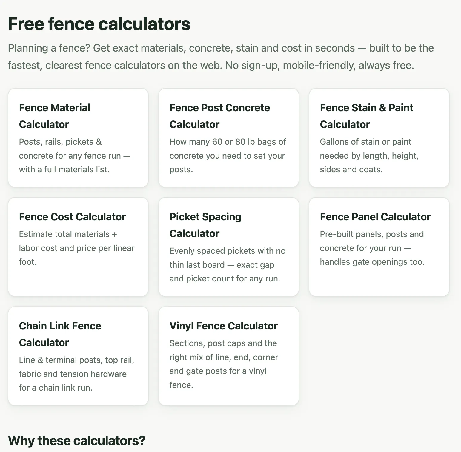 FenceTally gallery image