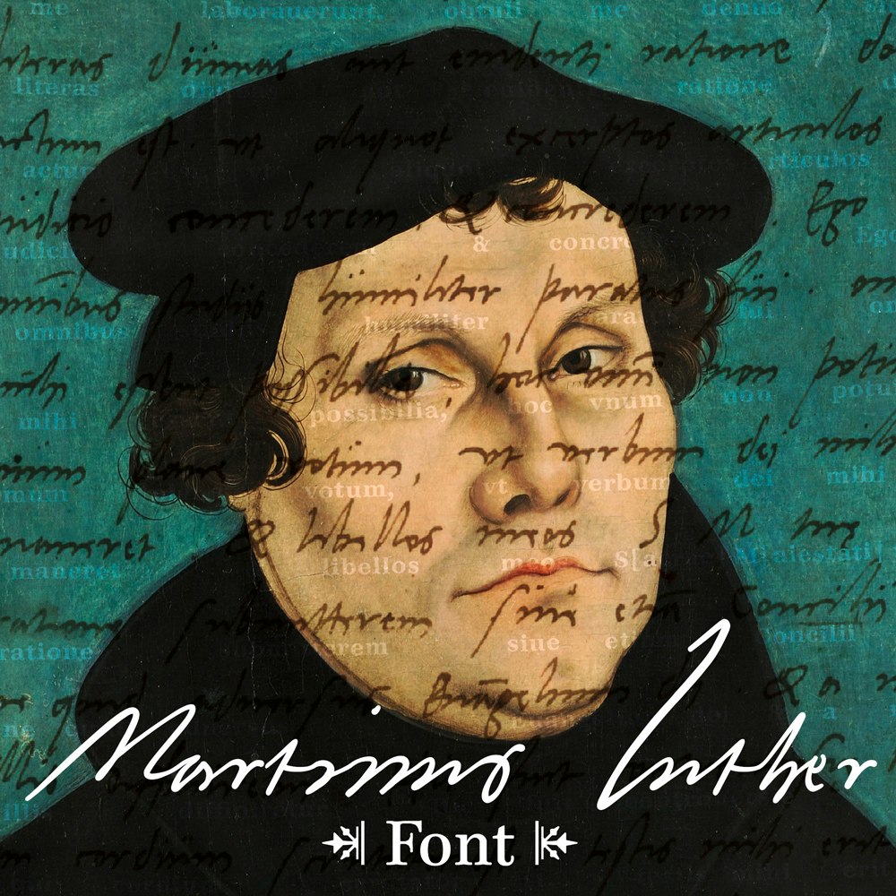 Martin Luther Handwriting Font gallery image