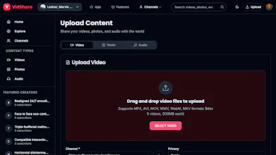 Vidshare Ultimate Media Sharing Platform gallery image