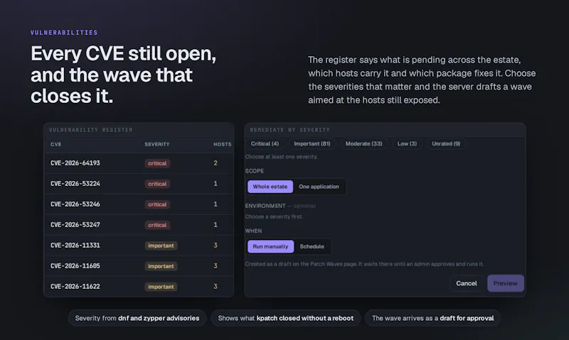 PatchWard — Linux Patching & Inventory screenshot 6