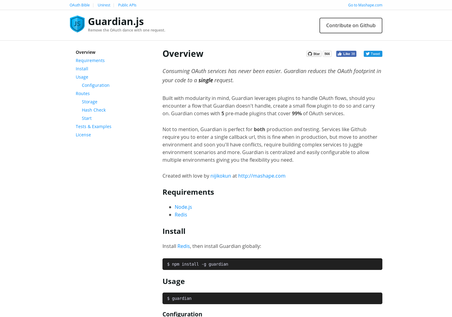 Guardian JS