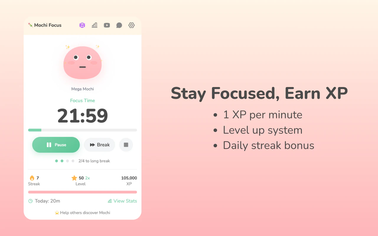 Mochi Focus screenshot 3