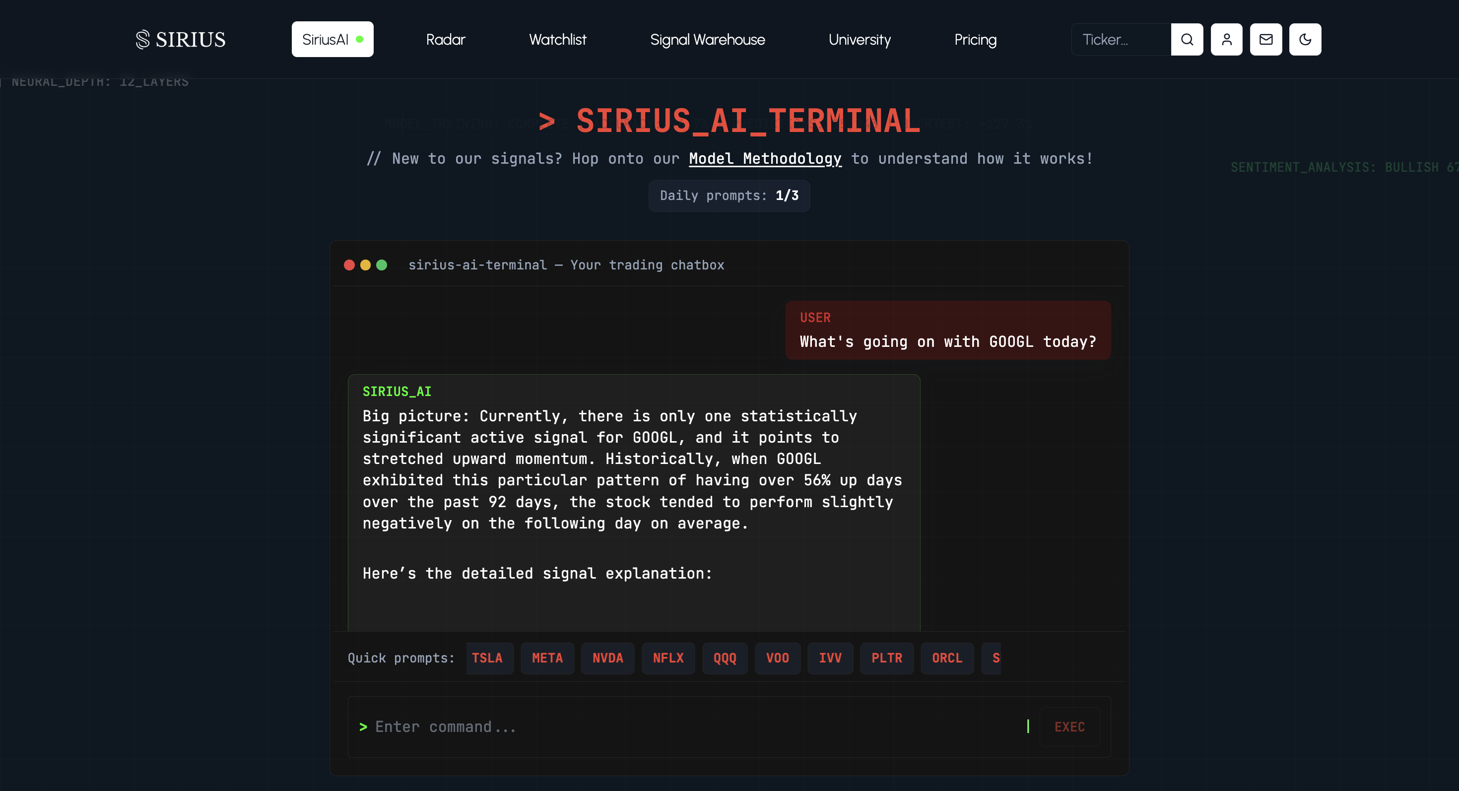 Sirius Signals gallery image