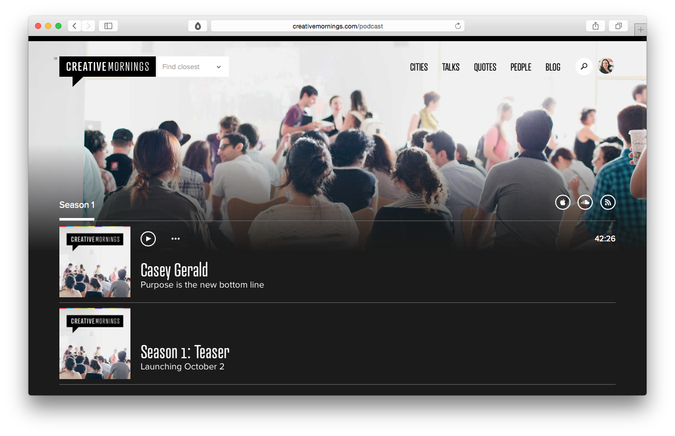 CreativeMornings Podcast