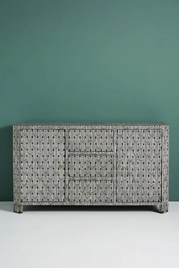 Bone inlay chest of drawers