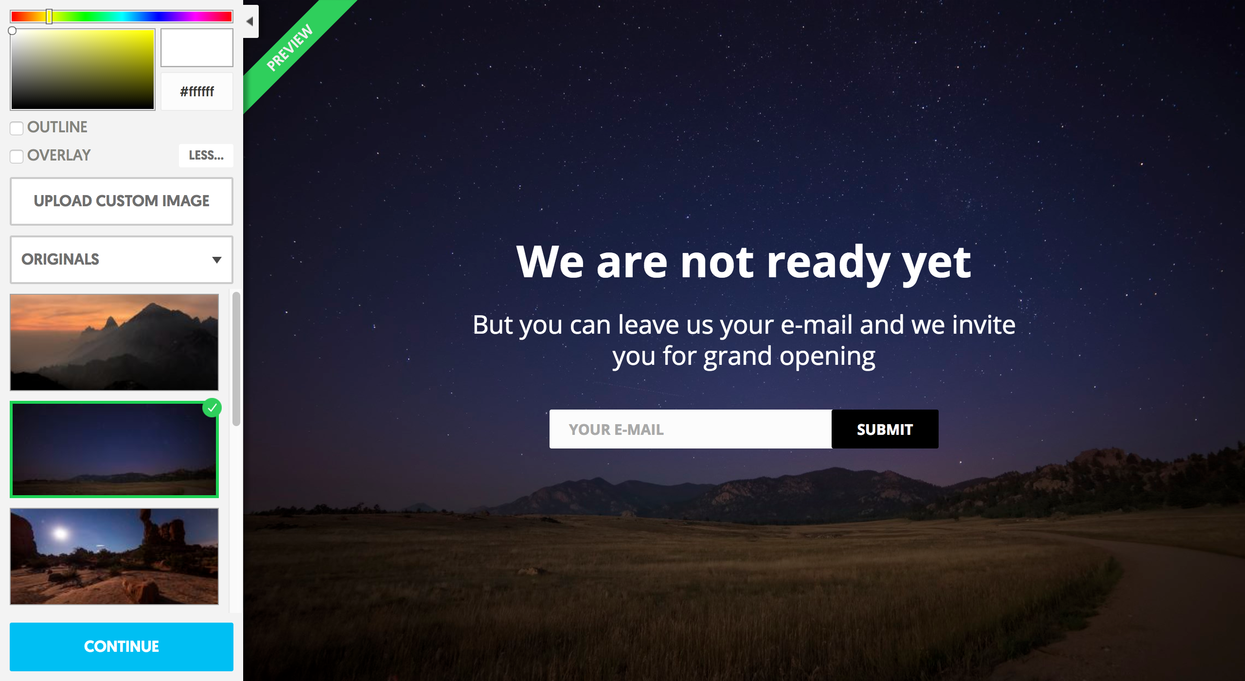 PrelaunchPage Image
