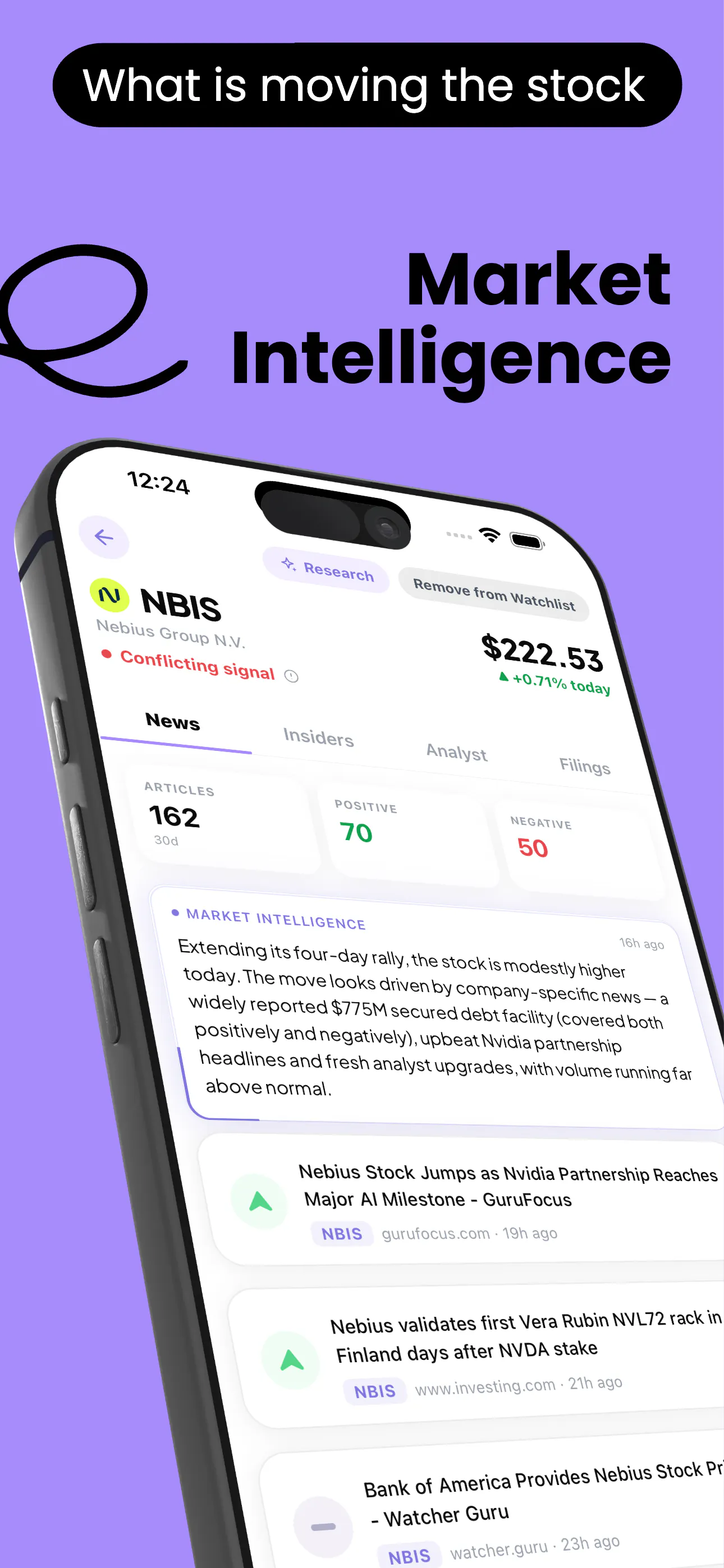 Sentex: Real-time Stock Intelligence gallery image