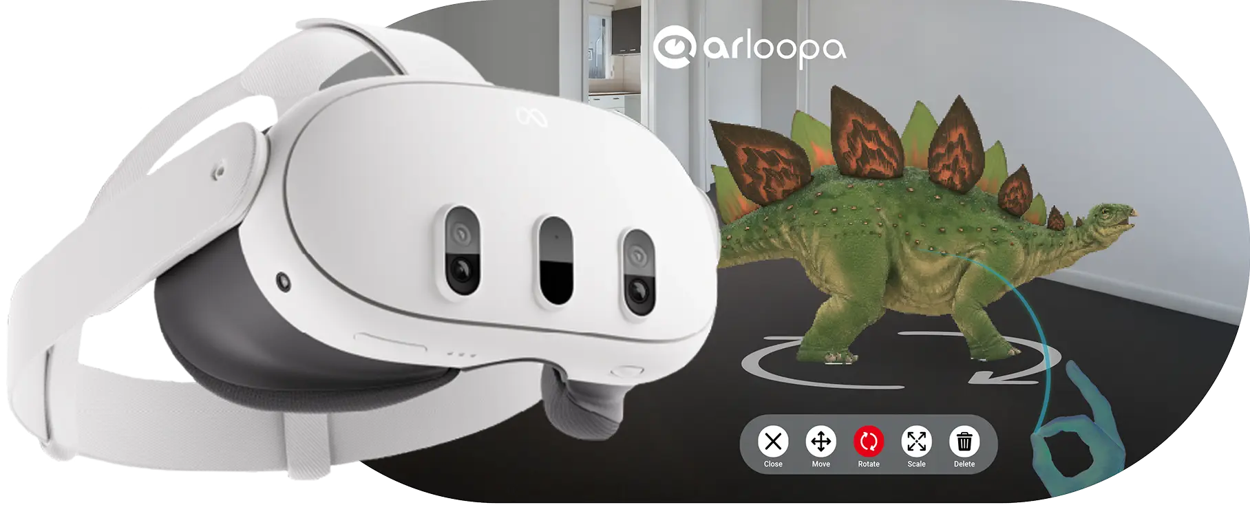 ARLOOPA XR - Main product screenshot demonstrating key features and user interface