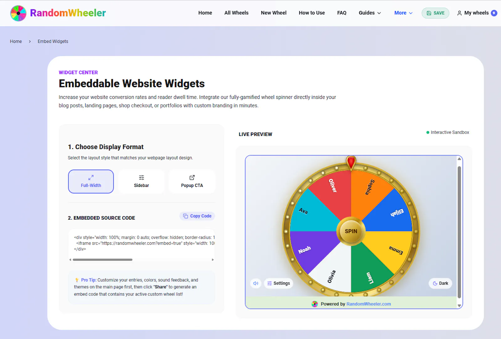Random Wheeler screenshot 7