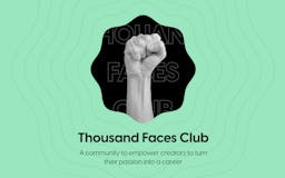 Thousand Faces Club media 2