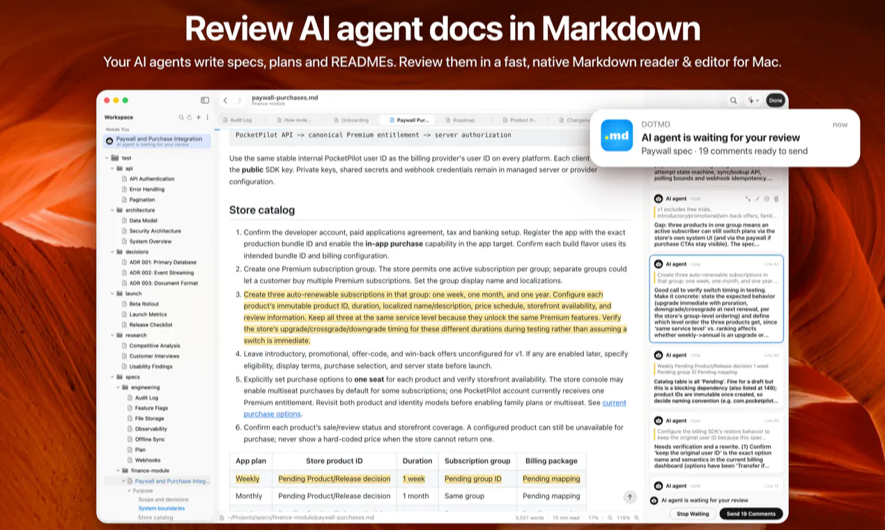 DotMD screenshot 1