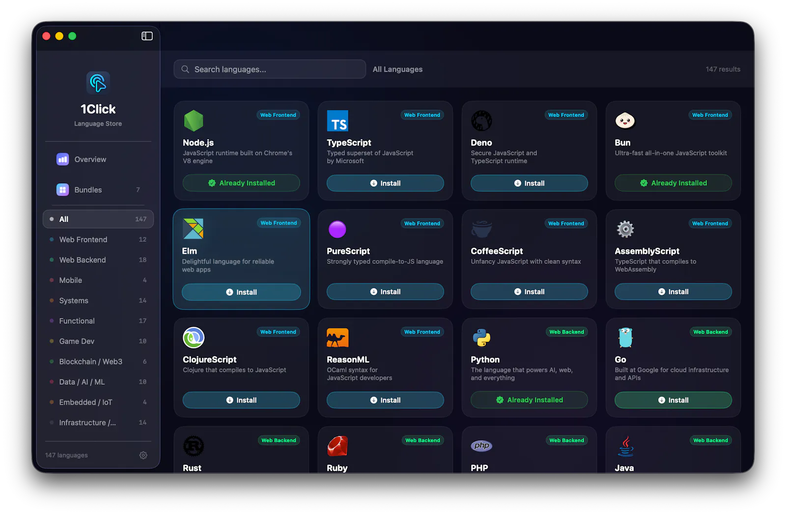 1clicklangs screenshot 3
