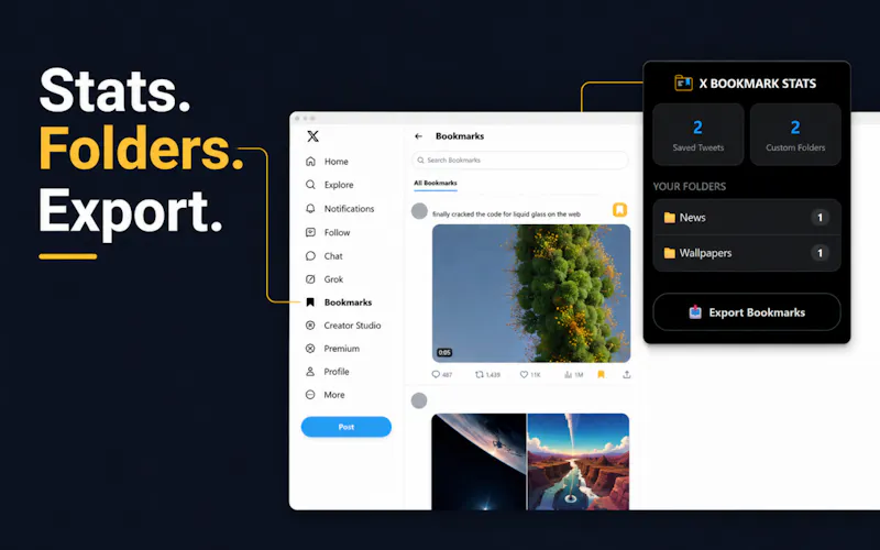 Bookmark Organizer for Twitter & X screenshot 2