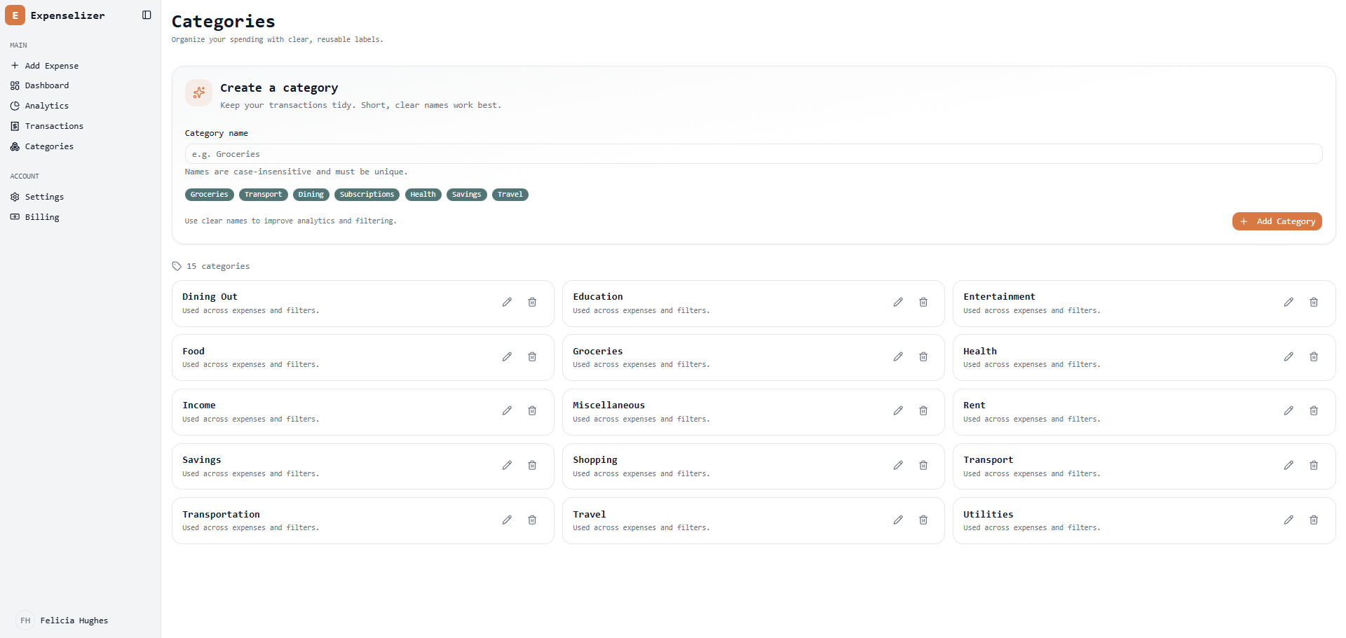 Expenselizer gallery image