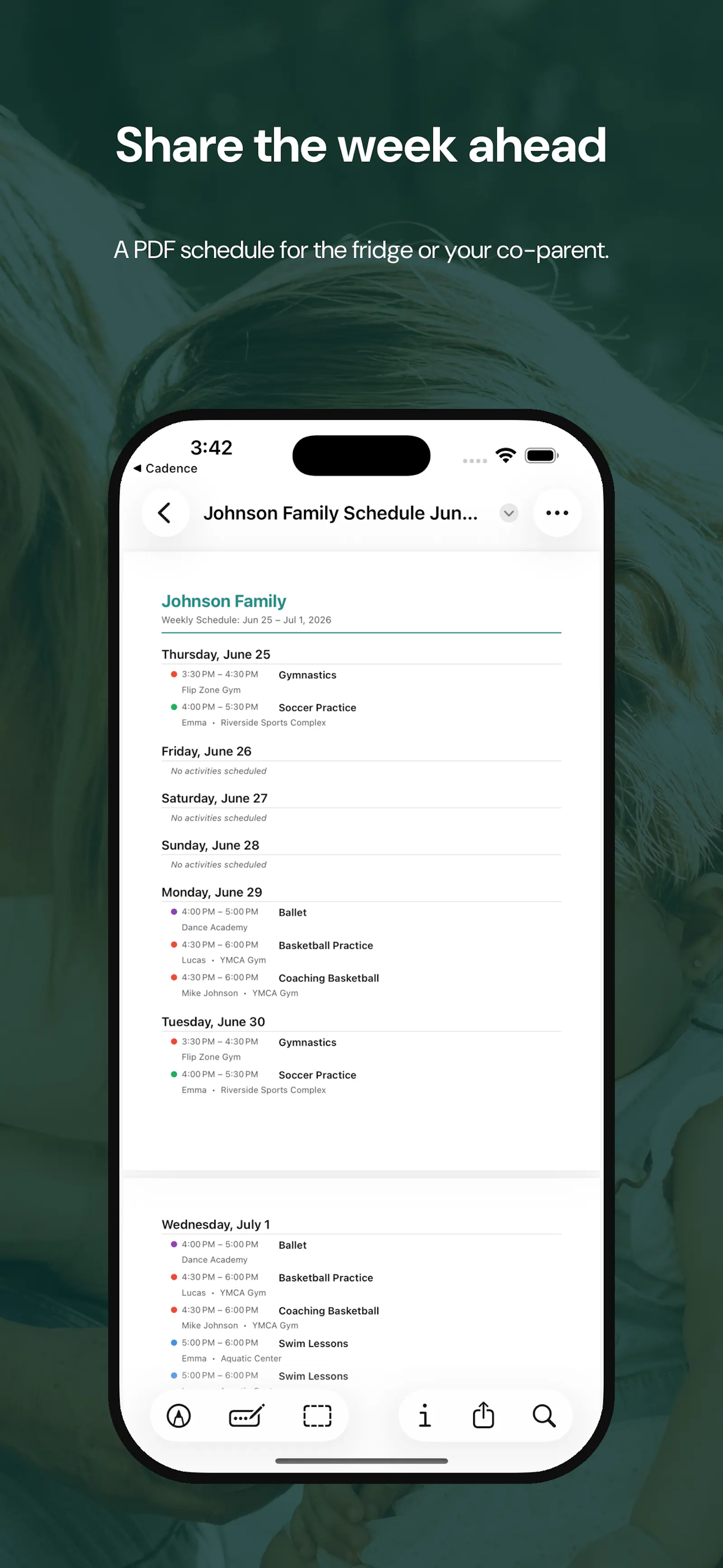 Cadence — Your Family's Activity Hub screenshot 3