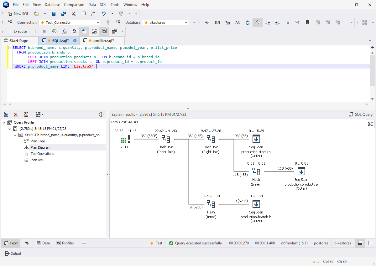 PostgreSQL için DBForge Studio medya 5